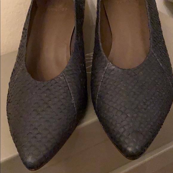 NEW COCLICO Wumo salmon skin pitch marino low heel - Picture 6 of 12